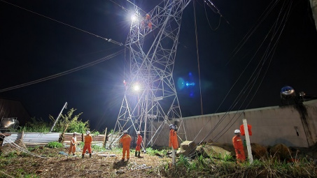 Trắng đêm hoàn thành sửa chữa đường dây 220kV Đức Trọng - Di Linh