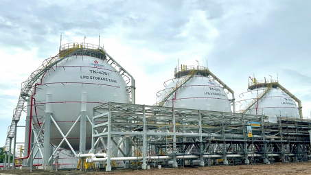 PV GAS đưa vào hoạt động 3 bồn chứa LPG tại Kho cảng PV GAS Vũng Tàu