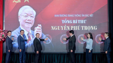 Khai trương Trang thông tin đặc biệt "Tổng Bí thư Nguyễn Phú Trọng - Nhà lãnh đạo có tâm, có tầm của Đảng"