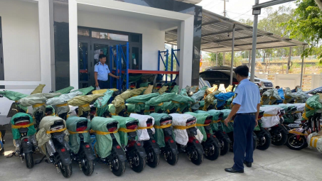 QLTT Phú Yên tạm giữ lượng lớn xe đạp điện không không rõ nguồn gốc xuất xứ