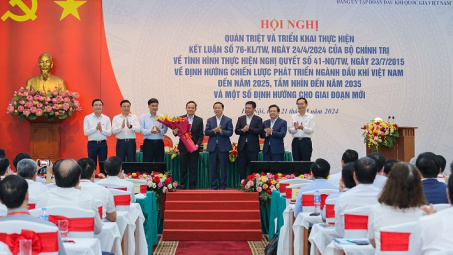 Petrovietnam tập trung triển khai các nhiệm vụ, giải pháp theo tinh thần của Kết luận số 76-KL/TW