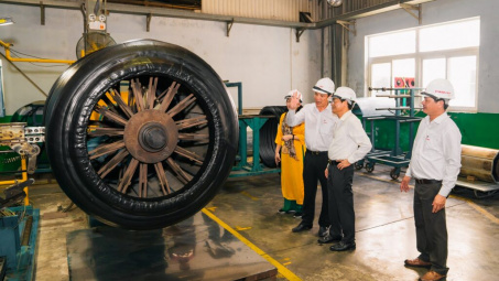 Tăng cường kết nối, mở thêm cơ hội phát triển Lốp đặc chủng DRC tại Than Cao Sơn