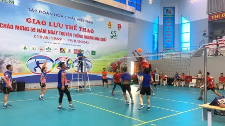 VINACHEM: Gần 400 vận động viên tham gia Giao lưu thể thao khu vực phía Bắc