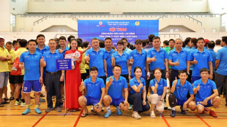 Thủy điện Trung Sơn nỗ lực giành thành tích cao tại Hội thao CNVCLĐ EVNGENCO 2