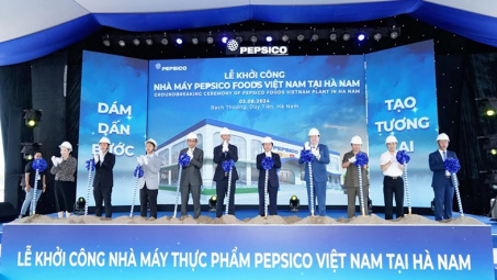 Hà Nam: Khởi công Nhà máy PepsiCo Foods Việt Nam vốn đầu tư hơn 90 triệu USD