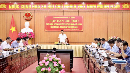 Tháo gỡ điểm nghẽn giải phóng mặt bằng cao tốc Tuyên Quang - Hà Giang