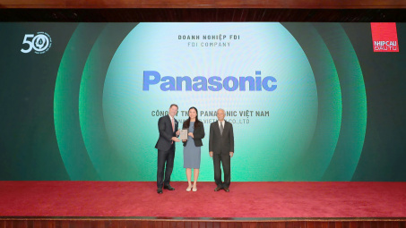 Panasonic Việt Nam được vinh danh trong Top 50 Doanh nghiệp phát triển bền vững lần thứ ba liên tiếp