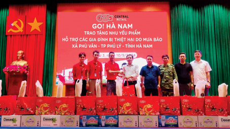 Central Retail Việt Nam chung tay hỗ trợ 10.000 suất hàng cứu trợ đồng bào chịu ảnh hưởng bão số 3 tại các tỉnh miền Bắc