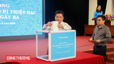 Bộ Công Thương phát động ủng hộ đồng bào bị thiệt hại do bão số 3