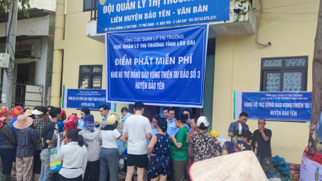 Tổng cục QLTT phát động ủng hộ đồng bào bị thiệt hại do bão lũ số 3 gây ra