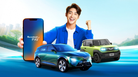 Tiết kiệm xanh - Đón xe sang Vinfast cùng Sacombank Pay
