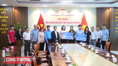 Bộ Công Thương hỗ trợ 500 triệu đồng, cùng Cao Bằng khắc phục thiệt hại do bão số 3