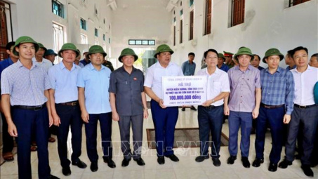 Tổng Công ty Phát điện 2 chung tay chia sẻ khó khăn với đồng bào miền Bắc