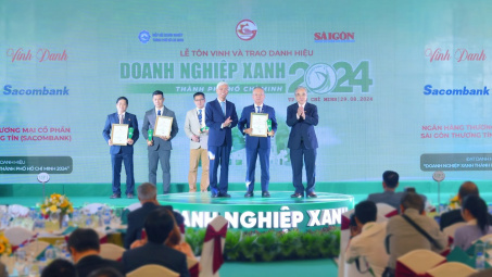 Chiến lược ESG giúp ngân hàng Sacombank đạt danh hiệu Doanh nghiệp Xanh hai năm liên tiếp
