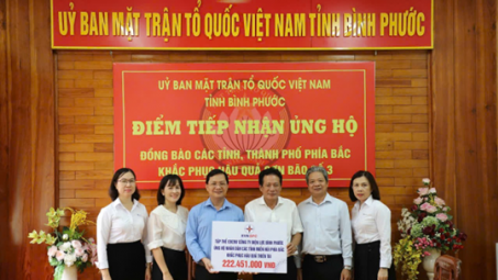 EVNSPC: Gần 14 tỷ đồng hỗ trợ các tỉnh miền Bắc bị thiệt hại do bão số 3
