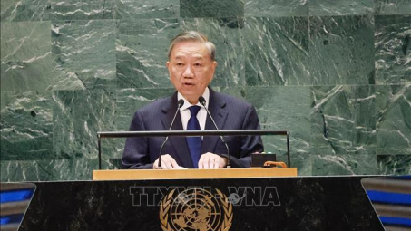 Tổng Bí thư, Chủ tịch nước Tô Lâm phát biểu tại Hội nghị Thượng đỉnh Tương lai