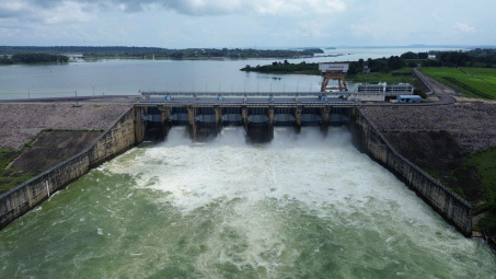 Thủy điện Trị An sẽ xả lũ qua đập tràn vào sáng 23/9