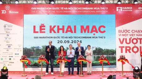 Giải Marathon Quốc tế Hà Nội Techcombank Mùa thứ 3: Lan toả ý nghĩa nhân văn, tinh thần gắn kết cộng đồng