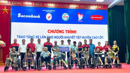 Sacombank và Dai-ichi Life Việt Nam tiếp tục hành trình thiện nguyện 2024