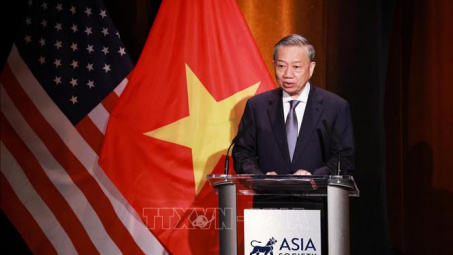 Tổng Bí thư, Chủ tịch nước Tô Lâm dự Lễ kỷ niệm 1 năm Đối tác chiến lược toàn diện Việt Nam - Hoa Kỳ