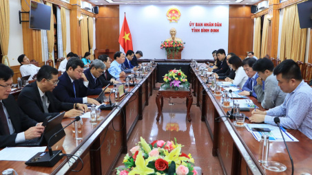 Doanh nghiệp Hàn Quốc muốn đầu tư về lĩnh vực đô thị, công nghiệp ở Bình Định