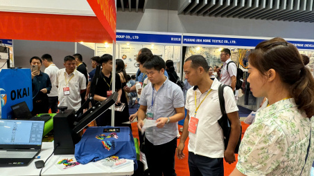 VTG 2024 quy tụ nhiều doanh nghiệp hàng đầu trong lĩnh vực máy móc ngành Dệt may