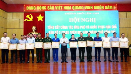 Than Thống Nhất được biểu dương, khen thưởng trong phòng, chống, khắc phục hậu quả bão số 3