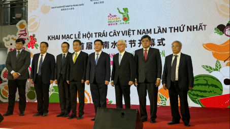 Chính thức khai mạc Lễ hội Trái cây Việt Nam lần đầu tiên diễn ra tại Bắc Kinh, Trung Quốc
