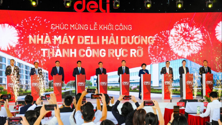 Hải Dương: Khởi công Nhà máy sản xuất văn phòng phẩm 6.500 tỷ đồng