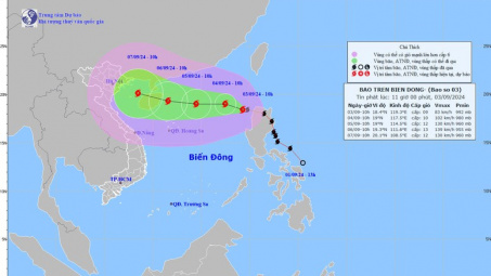 Thủ tướng chỉ đạo khẩn trương ứng phó bão số 3