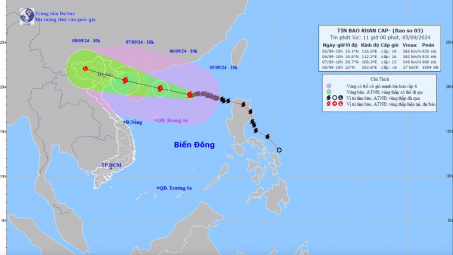 Bão số 3 mạnh lên thành siêu bão: Thủ tướng chỉ đạo tập trung ứng phó khẩn cấp