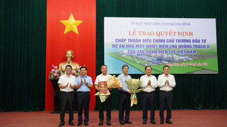 Quảng Bình chấp thuận điều chỉnh chủ trương đầu tư Dự án nhiệt điện Quảng Trạch II