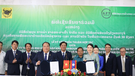 Phân bón Bình Điền hợp tác chuyển giao tiến bộ sản xuất cho doanh nghiệp, nông dân Lào