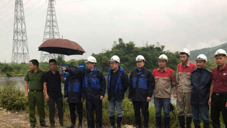 Tập đoàn Hóa chất Việt Nam kiểm tra tình hình phòng chống bão số 3