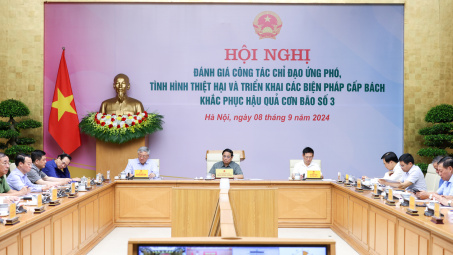 Thủ tướng chỉ đạo 5 mục tiêu và các giải pháp cấp bách sau bão số 3