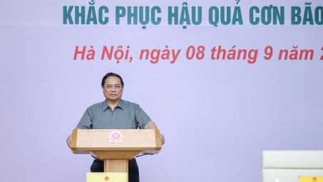 Thủ tướng chủ trì Hội nghị khắc phục hậu quả bão số 3