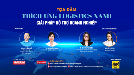 [TRỰC TUYẾN] Thích ứng Logistics xanh - Giải pháp hỗ trợ doanh nghiệp