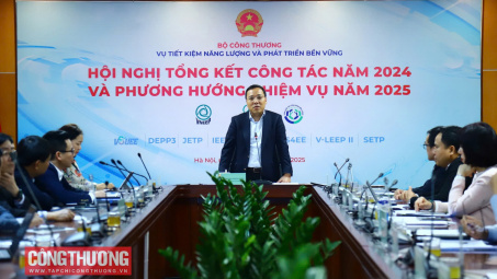 Tổng kết hoạt động năm 2024, triển khai nhiệm vụ năm 2025 công tác Tiết kiệm năng lượng, Phát triển bền vững ngành Công Thương