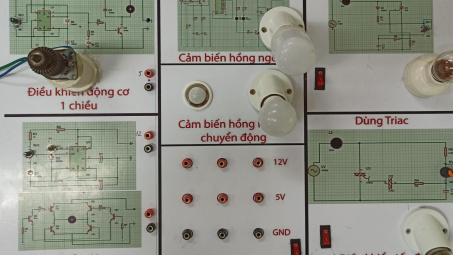 Thiết kế, chế tạo mô hình thực hành mạch điện tử tại Trường Đại học Thái Bình