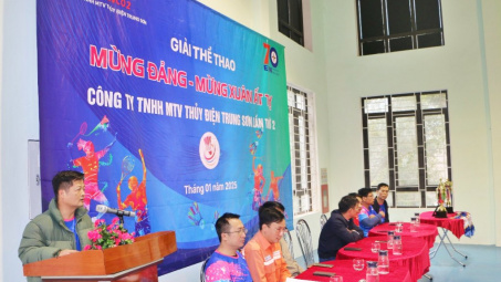 Thủy điện Trung Sơn: Sôi nổi giải thể thao kỷ niệm 70 năm ngày truyền thống ngành Điện lực