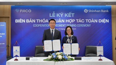 Bảo hiểm PJICO và Ngân hàng Shinhan ký kết hợp tác chiến lược