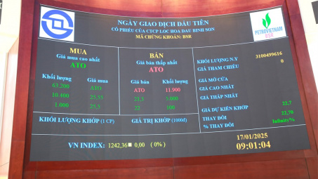 BSR chính thức niêm yết 3,1 tỷ cổ phiếu trên HOSE