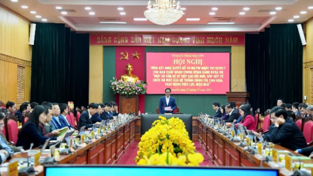 Thái Nguyên: Đổi mới, sắp xếp tinh gọn tổ chức bộ máy