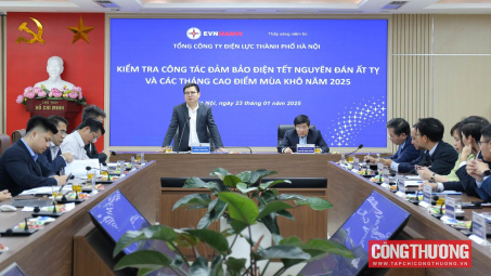 Quyết liệt triển khai công tác bảo đảm cung ứng điện dịp Tết tại Thủ đô Hà Nội