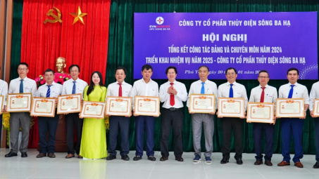 Thủy điện Sông Ba Hạ: Phấn đấu thực hiện thắng lợi kế hoạch năm 2025