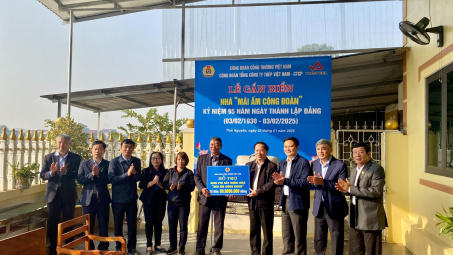 Anh Hoa đã có nhà Mái ấm Công đoàn!