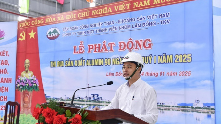 Công ty Nhôm Lâm Đồng: Phát động thi đua 90 ngày đêm sản xuất alumin
