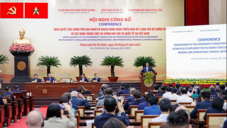 Xây dựng Trung tâm Tài chính khu vực và quốc tế tại TP. HCM với 5 trọng tâm