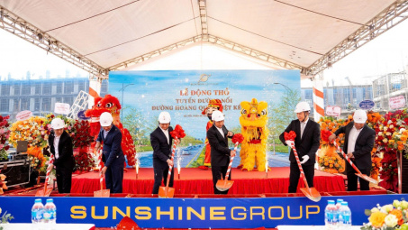 Triển khai thi công đường nối đường Hoàng Quốc Việt kéo dài