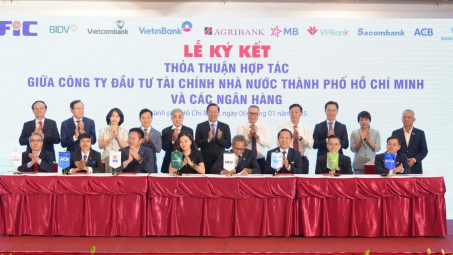 Ngân hàng Sacombank và HFIC ký kết hợp tác phát triển kinh tế - xã hội thành phố Hồ Chí Minh